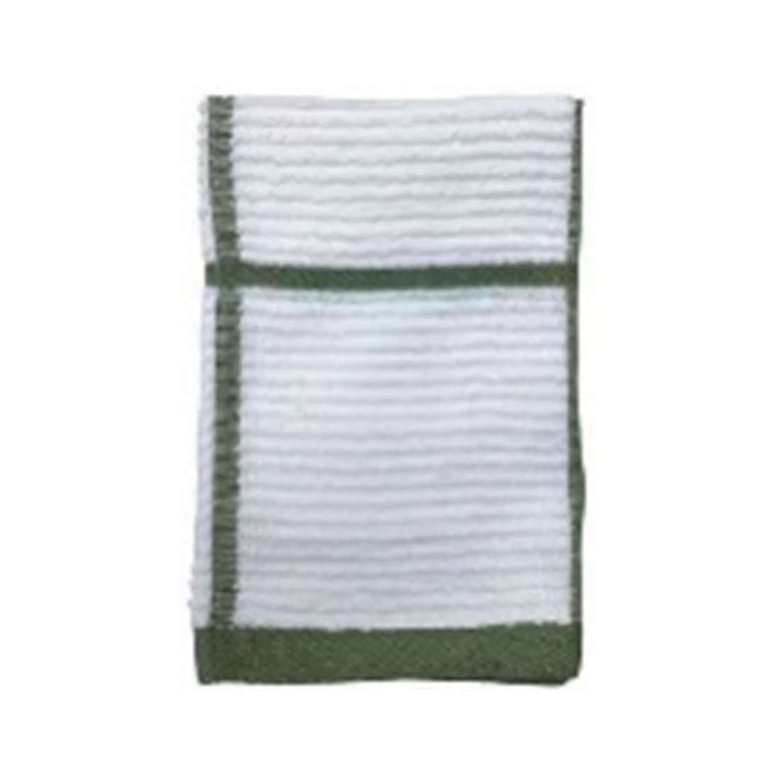 TOALLA P/ COCINA 2PZAS 12X12" 39G 768-1433612 BLANCO/VERDE