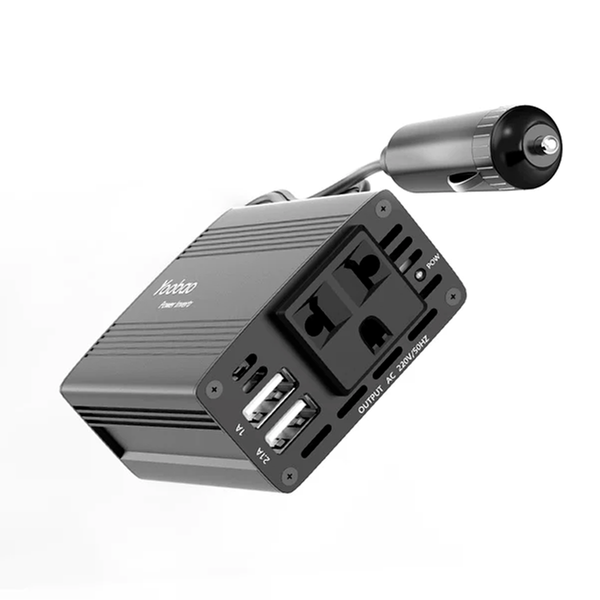 INVERSOR YOOBAO 150W SMART POWER INVERTER 3 1A DC 12V IN 220V 5V