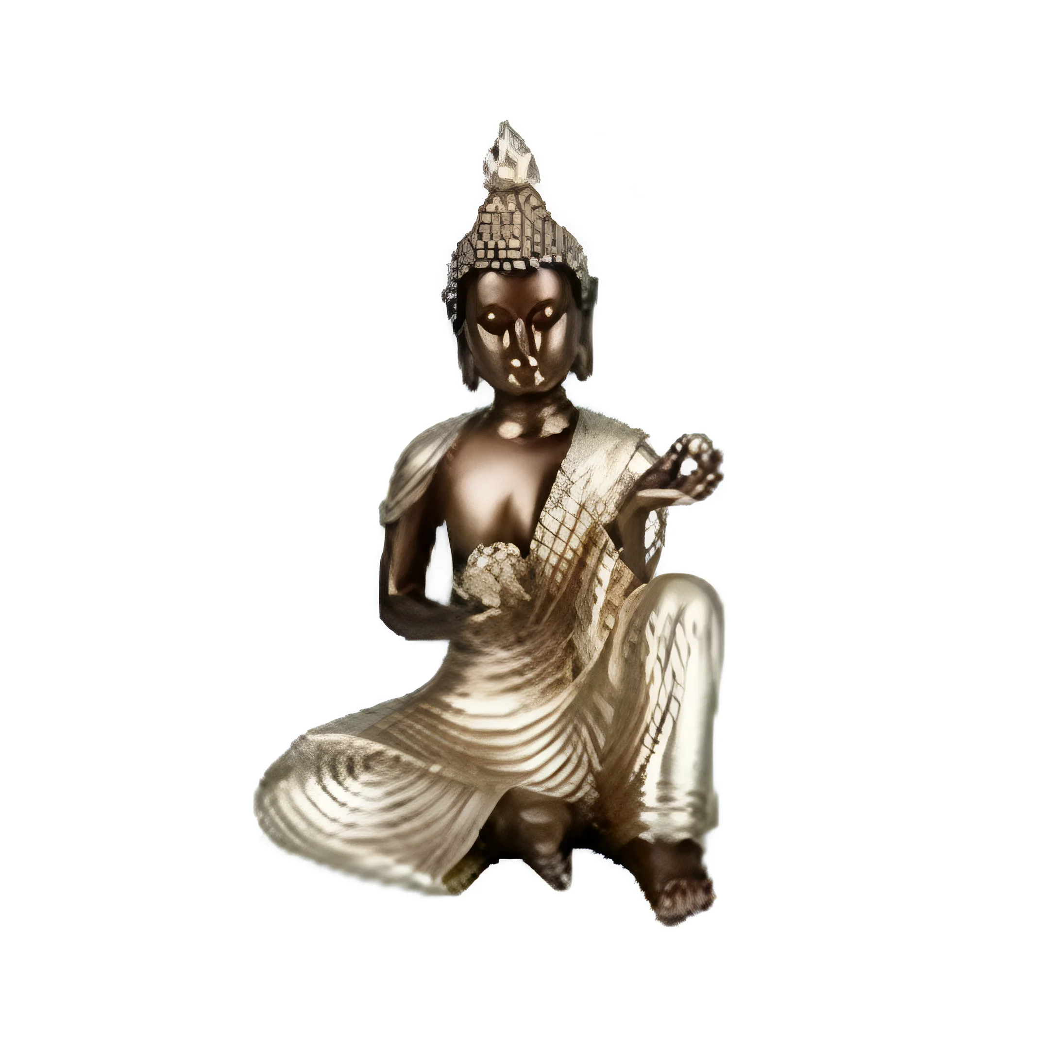 FIGURA DECO 10.8X16.3X13CM 796-QUA01-261 BRONCE