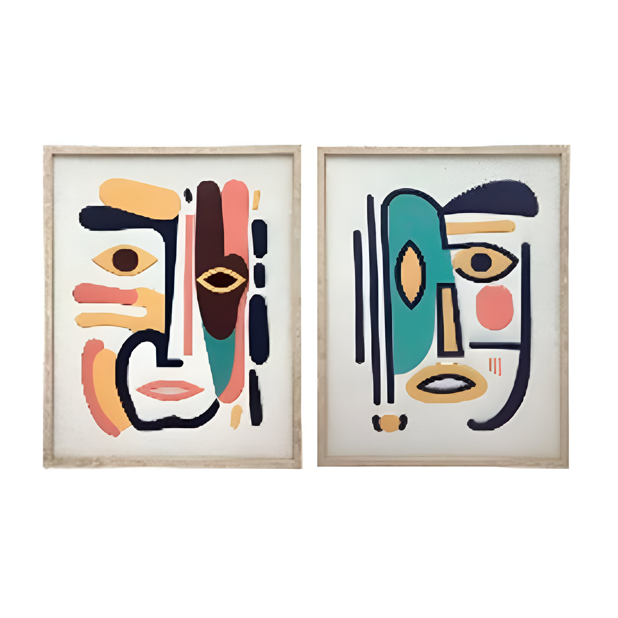 CUADRO 40X50X1.8CM 754-05821 MULTI COLOR