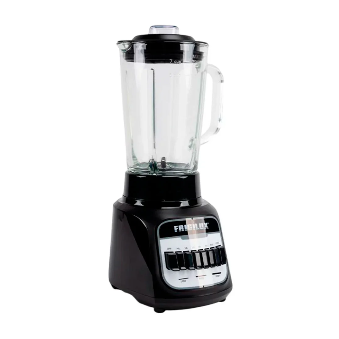 LICUADORA FRIGILUX LFR-9109 VASO/VIDRIO 1,75 LTS 600W W 12 VEL NEGRO