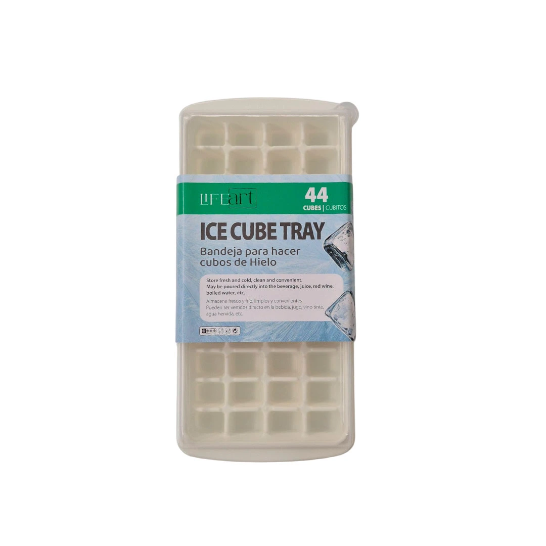 CUBETA P/ HIELO (44CUBOS) 25X14X4 CM 723-2404053 BLANCO/TRANSPARENTE