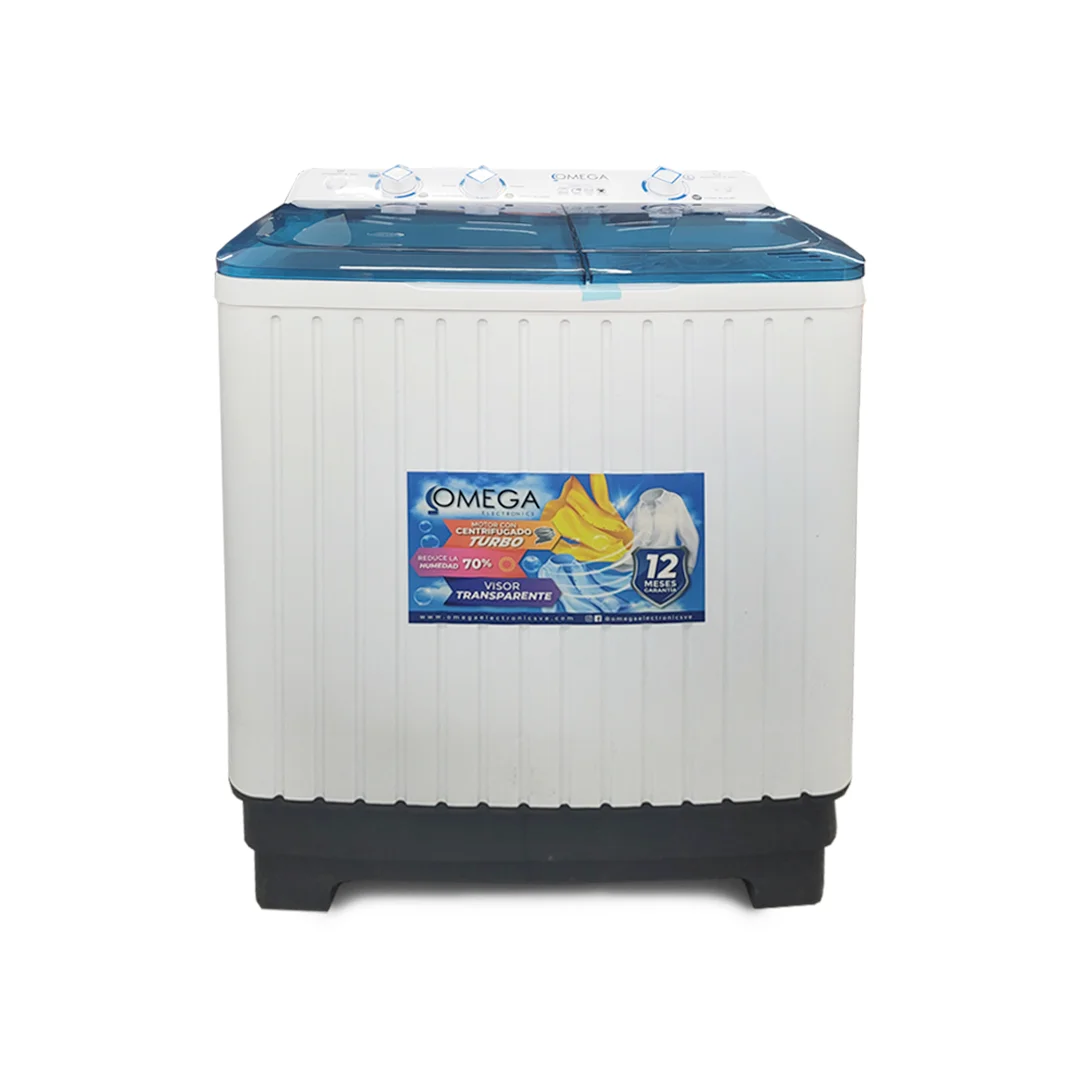 LAVADORA OMEGA 7.Kg OWS-7TP SEMI AUTOMATIA  DOBLE TINA BLANCO