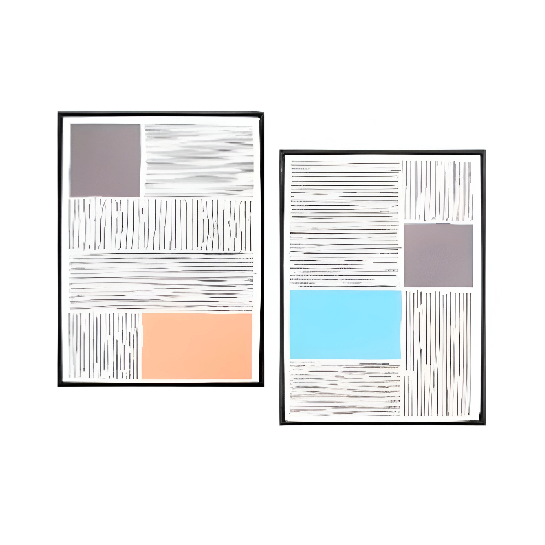 CUADRO 45X60X2.5CM 754-01937 NEGRO/BLANCO