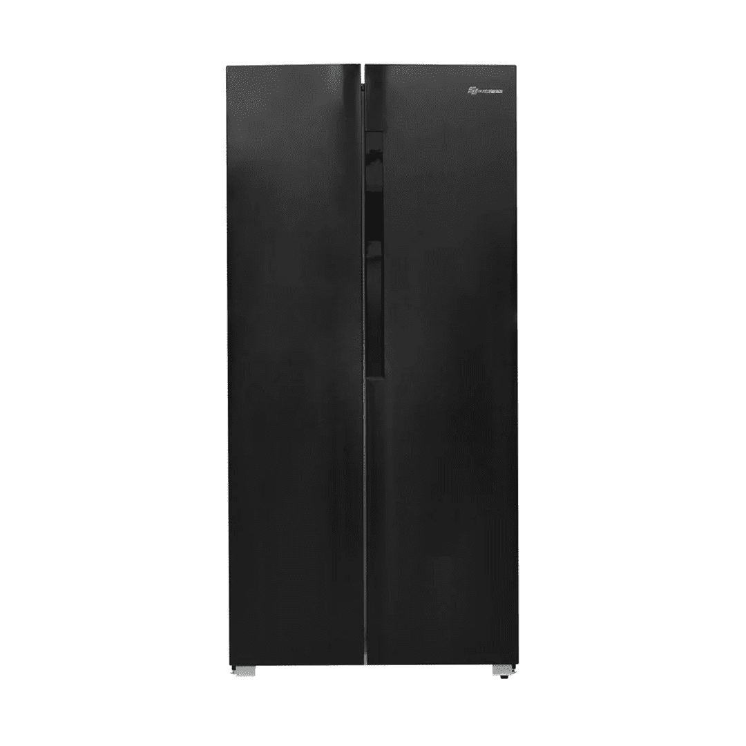 REFRIGERADOR SJ ELECTRONICS SJ-508SP SIDE BY SIDE  450LTS S/ESC LUZ LED ACERO NEGRO